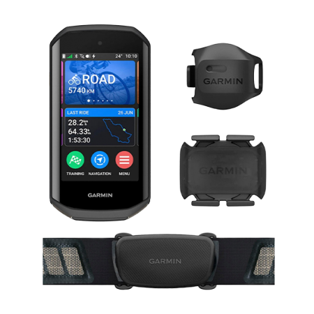 Garmin Edge 1050 3.5 GPS Bundle - Black